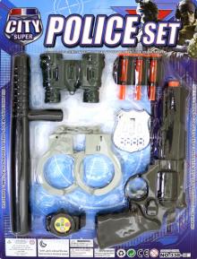 Набор игровой "Полиция" 10 предметов,338-04