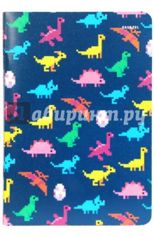 Блокнот 40л,А5,нелин, Dinosaurs, крем.бум. 403783