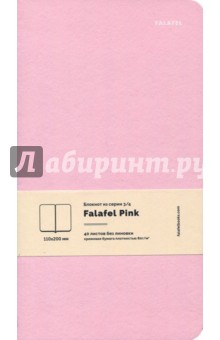 Блокнот 40л,А5,нелин, 3/4 Pink, крем.бумага 439298