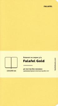 Блокнот 40л,А5,нелин 3/4 Gold крем.бумага 484541
