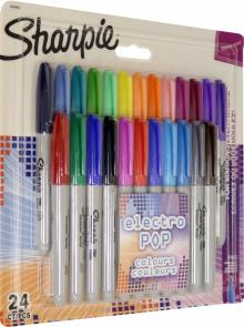 Набор маркеров перм. SHARPIE 24шт цв.элек.,1940862