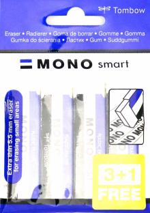 Набор ластиков 4шт MONO Smart ET-ST-4P