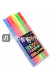Набор фломастеров 6цв Triplus Сolor неон 323SB6CS1