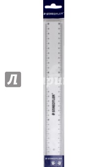 Линейка 30см прозрачная левша/правша (562300PB)