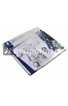 Набор карандашей ч/гр 24шт Mars Lumograph 100G24S