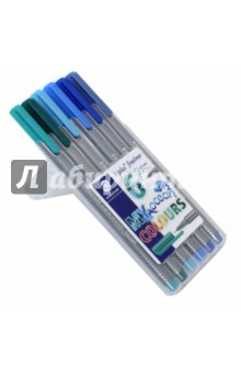 Набор капиллярн ручек 6цв Triplus (334SB6CS5)