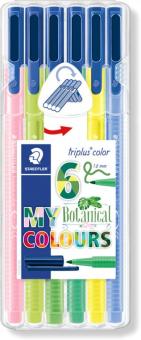 Фломастеры 6цв Ботан сада Triplus Color(323SB6CS8)