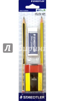 Набор. Карандаш ч/гр Noris HB 2шт+ласт+точ 120511