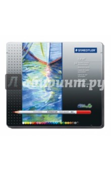 Карандаши акв. 24цв метал.кор 125M2410