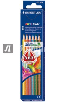 Карандаши 6цв NorisClub трехгр (127NC6)