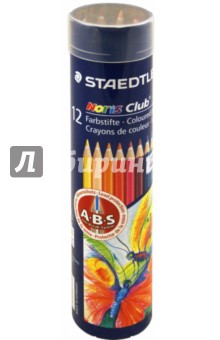 Карандаши 12 цв. Noris Club в мет.тубе 144NMD12