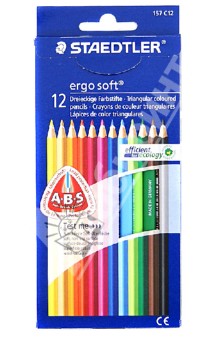 Карандаши 12цв Ergosoft трехгр. 157C12