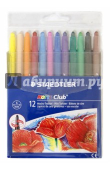 Мелки восковые 12цв NorisClub 221 (221NWP12)