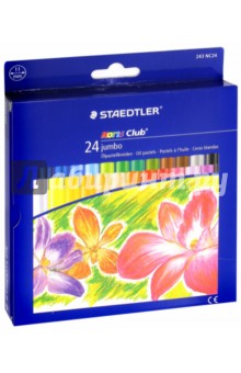 Пастель масляная Noris Club Jumbo 243, 24 шт./уп.