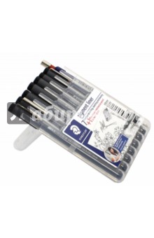 Набор капил. ручек 7шт Pigment liner (308SB8P)