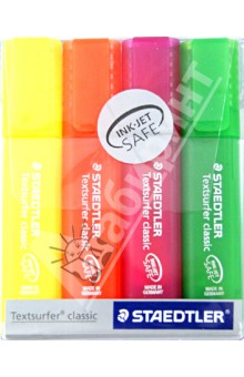 Набор текстовыделителей 4цв 1-5мм NEON 364PWP402