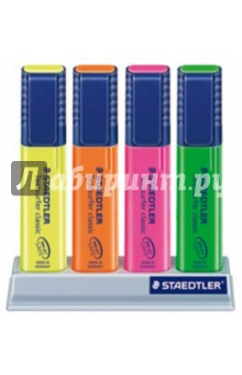 Набор текстовыделителей 4цв 1-5мм Classic (364SC4)