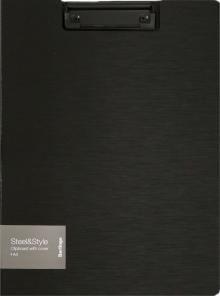 Папка-планшет с зажимом "Steel&Style"чер.PPf_93001