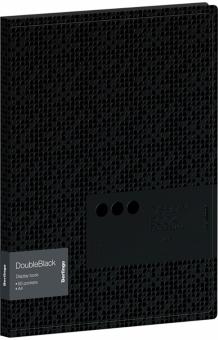 Папка с 60 вкл. "DoubleBlack" черная DB4_30701