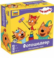 8768 Наст. игра "Три кота. Фотошедевр"