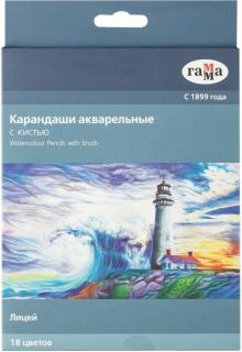 Карандаши акв. 18цв "Лицей"+кисть (221118_03)