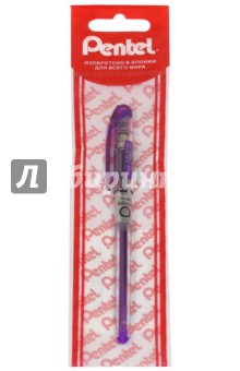 Ручка гелевая игловидная фиолетовая 0.7мм