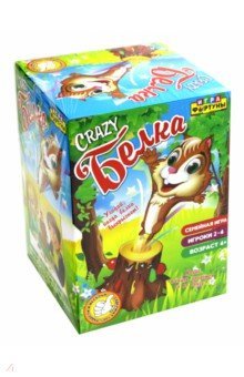 Игра семейная настольная CRAZY БЕЛКА (Ф70000)