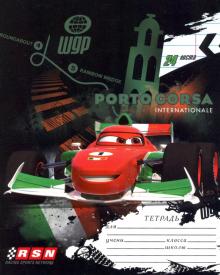 Тетрадь 24л лин Cars ассортимент VQ-D2652/4