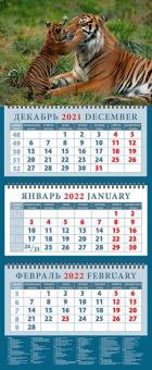 14210 2022 Календарь Год тигра. Тигриные нежности
