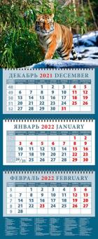 14211 2022 Календарь Год тигра. В Уссурийск. тайге