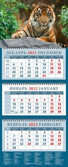 14217 2022 Календарь Год тигра. Симпат хоз джунгл