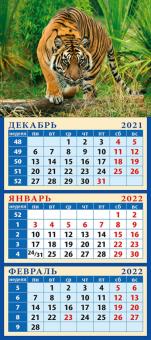 34209 2022 Календарь Год тигра. Наст хоз джунглей