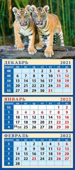 34212 2022 Календарь Год тигра. Забавные малыши