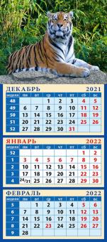 34213 2022 Календарь Год тигра. Симп. хоз джунглей