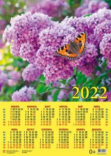 90208 2022 Календарь Бабочка на сирени