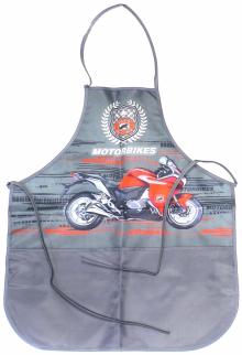 Фартук д/труда и рисования МОТОЦИКЛ,арт.36756-24