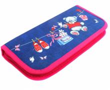 Пенал шк. МИШКА НА ДЖИНСЕ,1отдел,39968-24