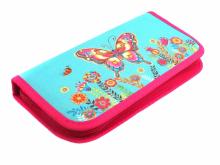 Пенал шк. РАДУЖНАЯ БАБОЧКА,1отдел,39970-24