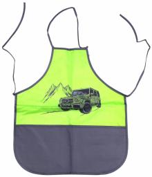 Фартук д/труда и рисования ДЖИП.ЗЕЛ,53х45см,43291