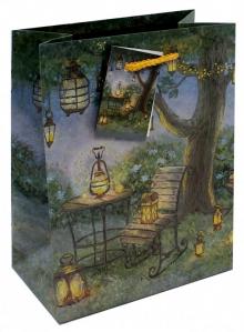 Пакет бумажный 17,8х22,9х9,8 Волш.фонари (43509)