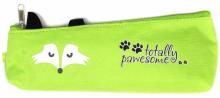 Пенал шк. ЗЕЛЕНАЯ ЛИСИЧКА,ткань,44134