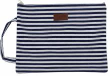 Папка д/тетрадей 33*24,хлопок,ПОЛОСКИ,с ручк,44148