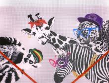 Папка д/тетрадей А4,СТИЛЬНЫЕ ЖИВОТНЫЕ,резинк,46693