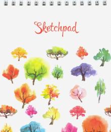 Скетчпад 60л,А6,греб,ДЕРЕВЬЯ47270