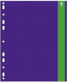 Папка д/документов пластик А5 1отд фиолет., 48208