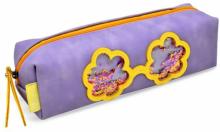 Пенал шк. СИРЕНЕВЫЙ,иск.кожа,48932