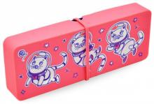 Пенал шк. КОТИК-КОСМОНАВТ,силикон,48950