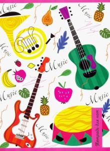 Тетрадь для нот 32л,ЯРКИЕ ИНСТРУМЕНТЫ,50260