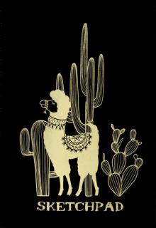 Скетчпад 30л,А6,греб,ЛАМА,чёрн.бум,50659