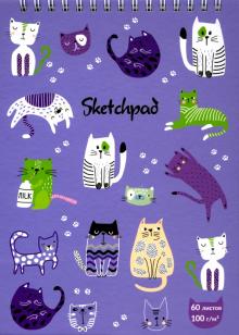 Скетчпад 60л,А5,греб,СМЕШНЫЕ ЖИВОТНЫЕ,50851